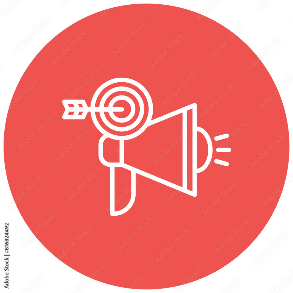 Advertising Impact vector icon. Can be used for Survey iconset. Advertising Impact vector icon. Can be used for Survey iconset.