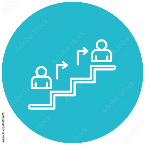 Succession Planning vector icon. Can be used for Charity iconset.