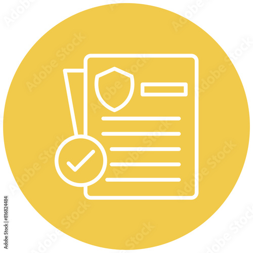 Legal Compliance vector icon. Can be used for Survey iconset.