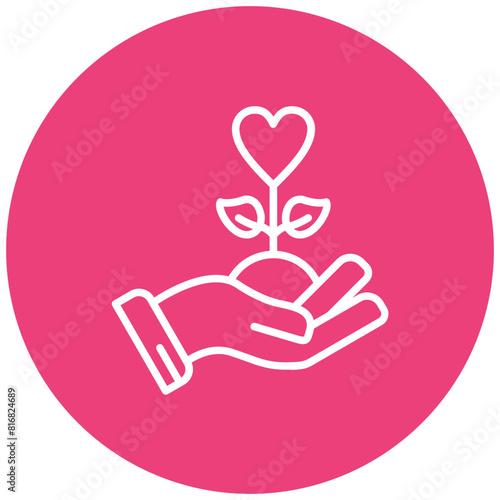 Philanthropy vector icon. Can be used for Survey iconset.