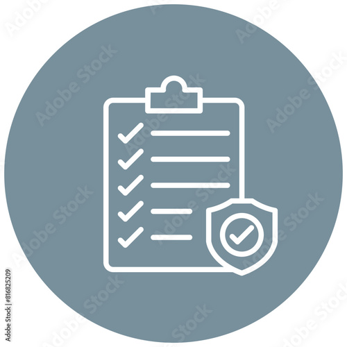 Regulatory Compliance vector icon. Can be used for Business Performance iconset.