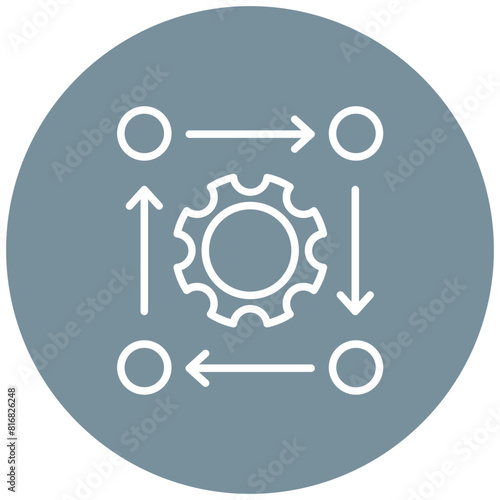 Alignment vector icon. Can be used for Action Plan iconset.