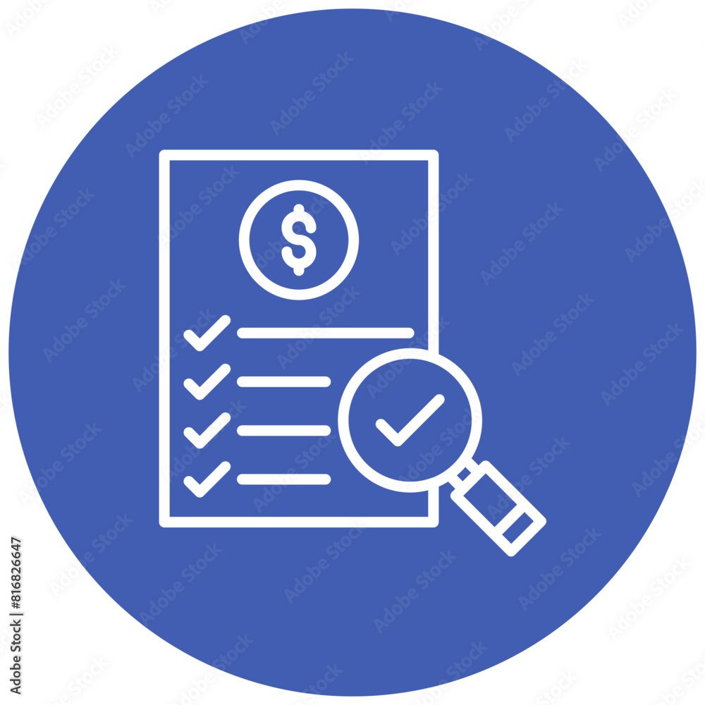 Loan Verification vector icon. Can be used for Loan iconset. Loan Verification vector icon. Can be used for Loan iconset.