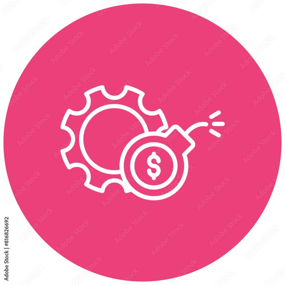 Debt Management vector icon. Can be used for Loan iconset. Debt Management vector icon. Can be used for Loan iconset.