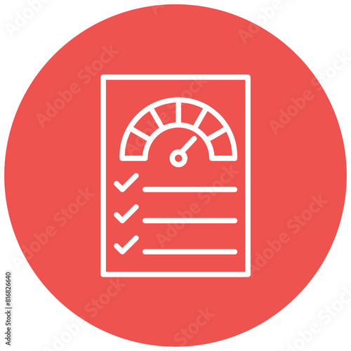 Credit Score vector icon. Can be used for Loan iconset.