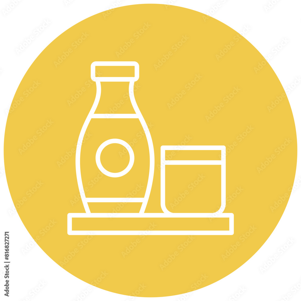 Sake vector icon. Can be used for World Cuisine iconset. Sake vector icon. Can be used for World Cuisine iconset.