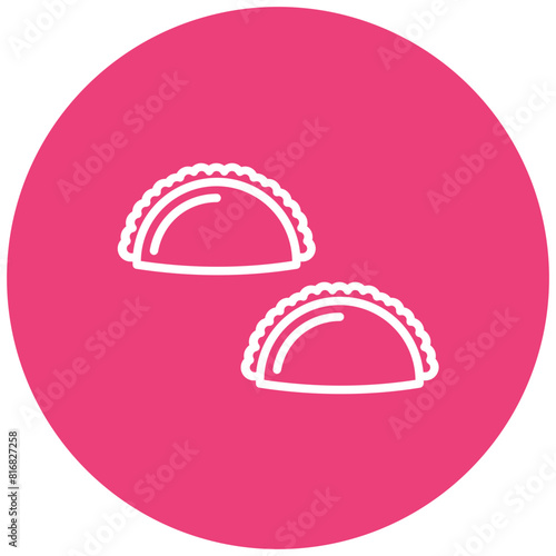 Empanada vector icon. Can be used for World Cuisine iconset.