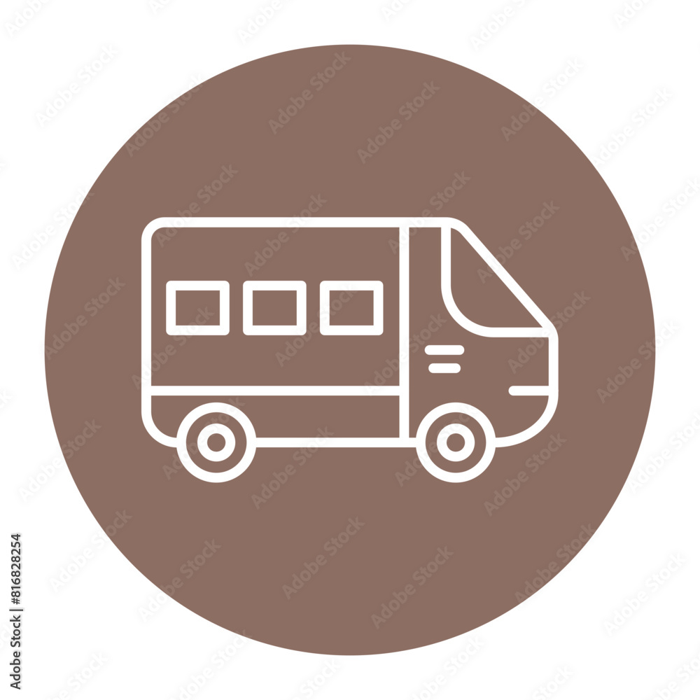 Delivery Van vector icon. Can be used for Business and Finance iconset. Delivery Van vector icon. Can be used for Business and Finance iconset.