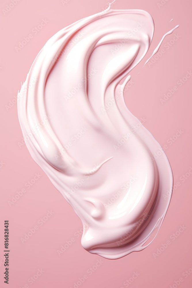 White skincare cosmetic cream lotion swatch smear smudge White skincare cosmetic cream lotion swatch smear smudge