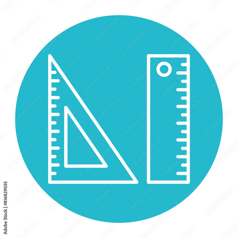 Ruler vector icon. Can be used for Home Improvements iconset. Ruler vector icon. Can be used for Home Improvements iconset.