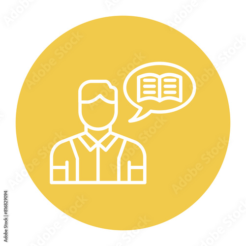 Short Story vector icon. Can be used for Literature iconset.