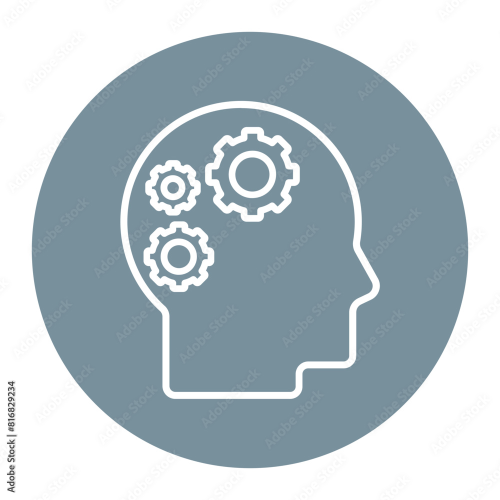 Critical Thinking vector icon. Can be used for Literature iconset. Critical Thinking vector icon. Can be used for Literature iconset.