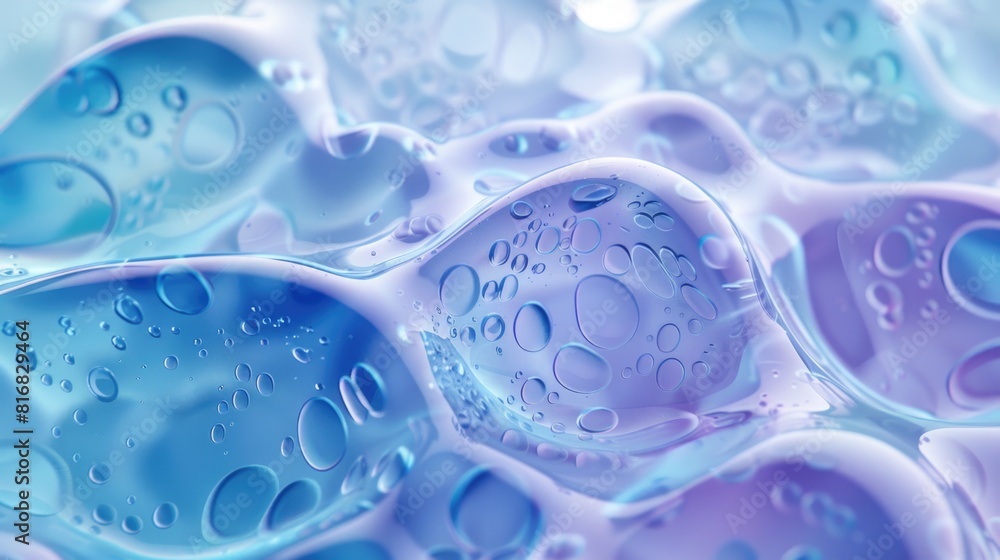 Detailed view of water bubbles on surface, suitable for science projects Detailed view of water bubbles on surface, suitable for science projects