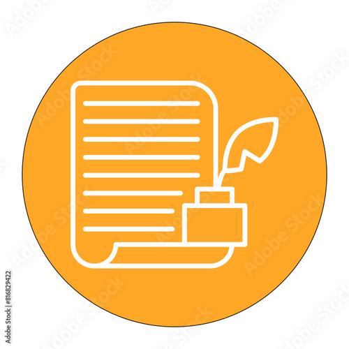 Literature vector icon. Can be used for Literature iconset.
