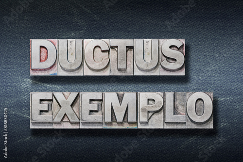 Ductus Exemplo den
