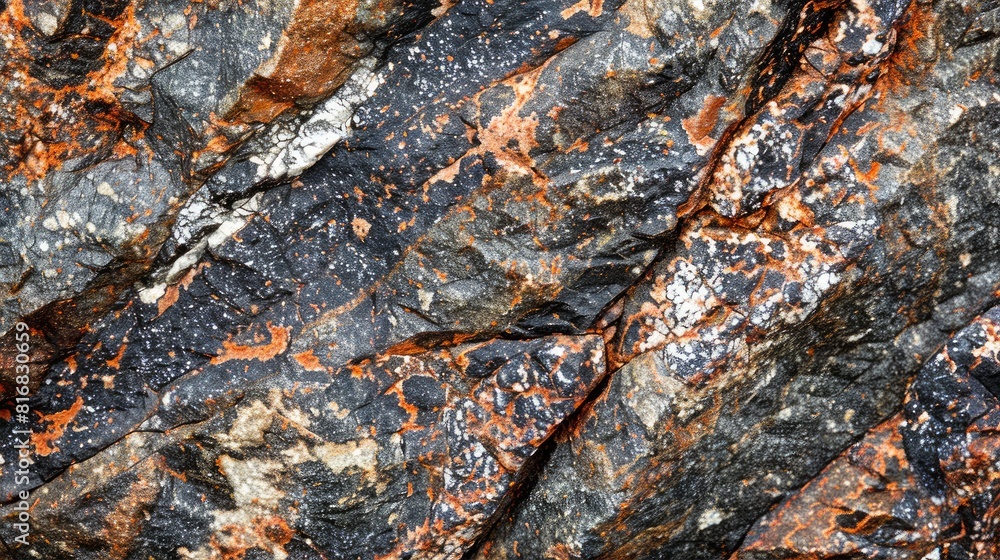 Close up view of polished granite rock surface Close up view of polished granite rock surface
