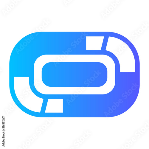 hippodrome gradient icon