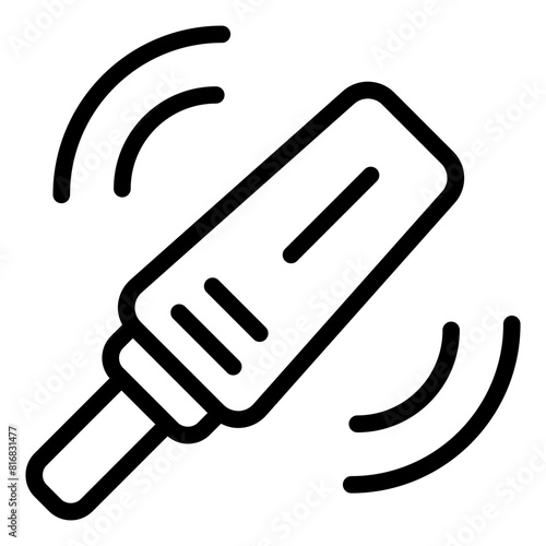 Snorkel line icon