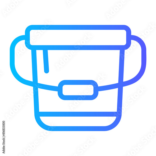 bucket gradient icon