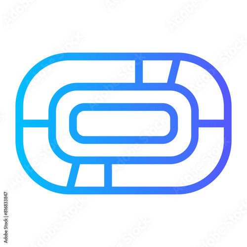 hippodrome gradient icon