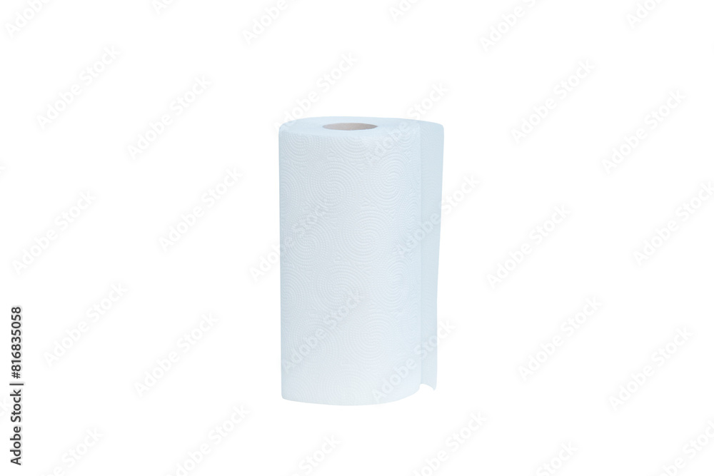 roll of paper towels isolated on white background roll of paper towels isolated on white background