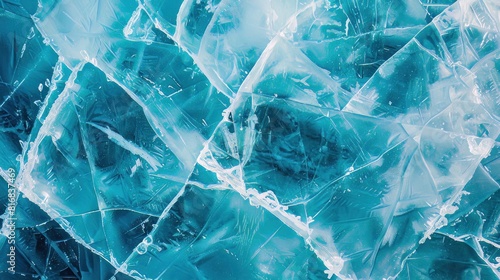 ice texture cracks baikal, abstract background winter ice transparent blue 