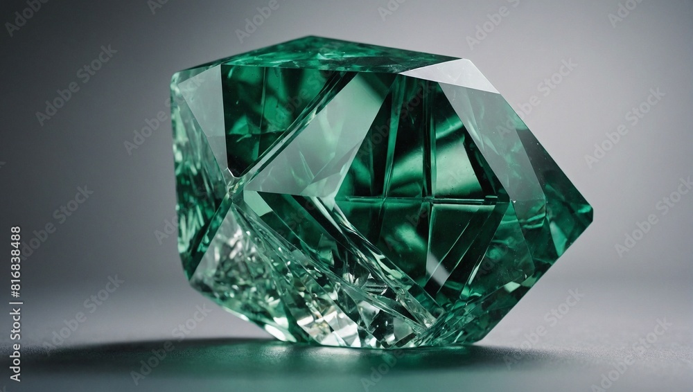 Huge green crystal stone Huge green crystal stone