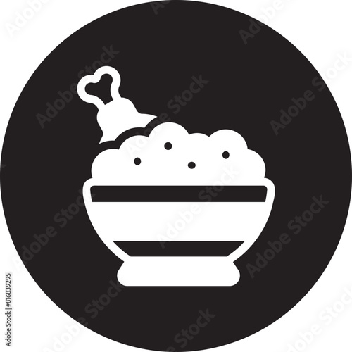 biryani glyph icon