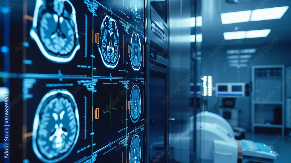 Medical imaging system utilizing AI algorithms to analyze diagnostic images, such as X-rays or MRI scans, assisting healthcare professionals in detecting abnormalities and making accurate diagnoses.