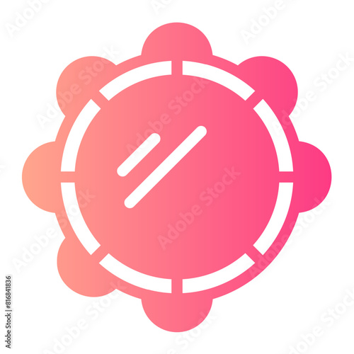 tambourine gradient icon