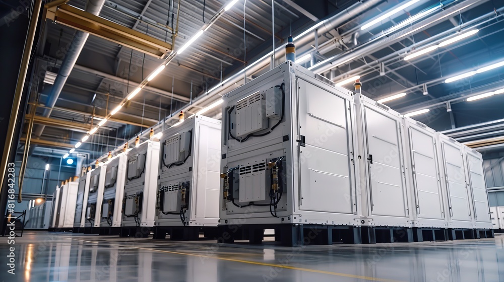An energy factory showcasing the integration of solid state batteries into larger systems An energy factory showcasing the integration of solid state batteries into larger systems