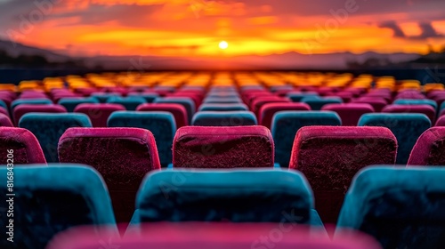 Comfortable and luxurious seats for the best movie-watching experience. photo