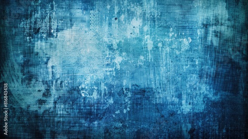 Blue grungy background with room for text