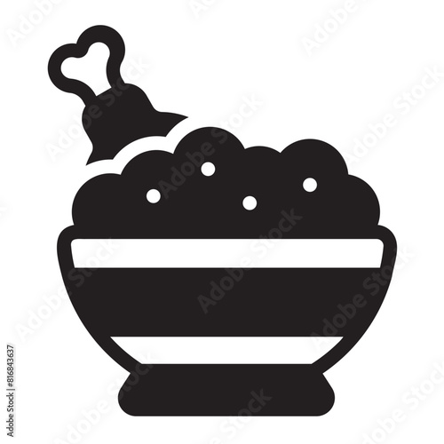 biryani glyph icon