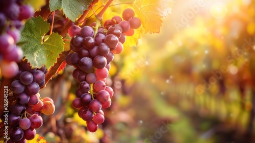 fruit grapes harvest in the vineyard