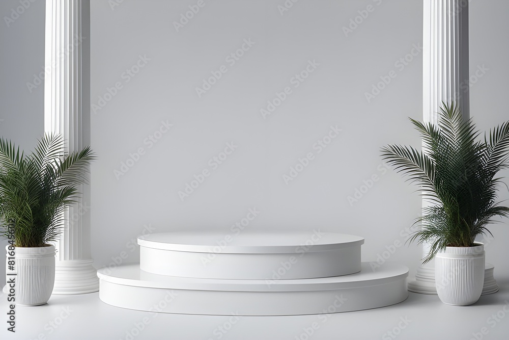 Fototapeta premium Roman Greek Ancient Column Display Products