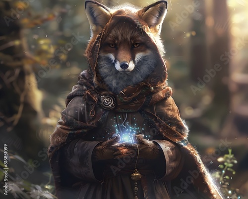 A Fox in the Forest dons a Mages Robe to Outwit Rivals with Sorcery and Guile photo