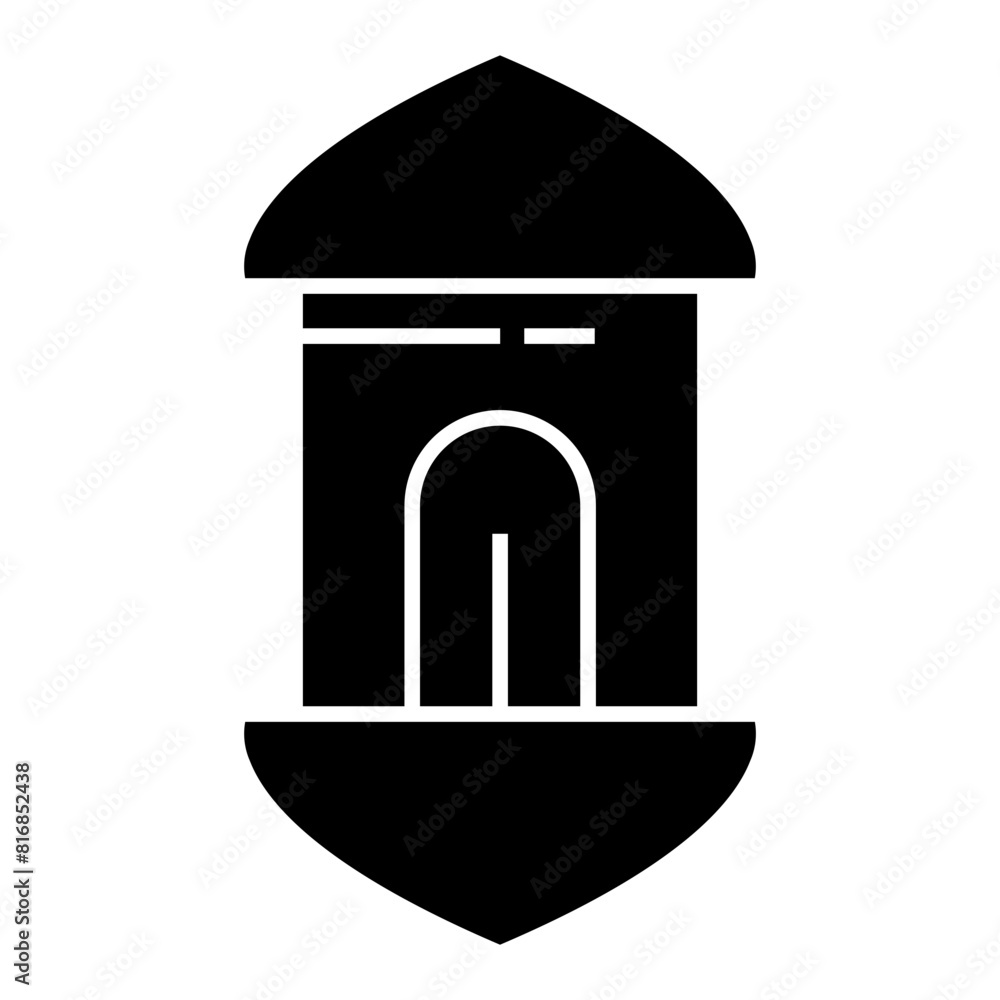 Islamic lantern icon Islamic lantern icon