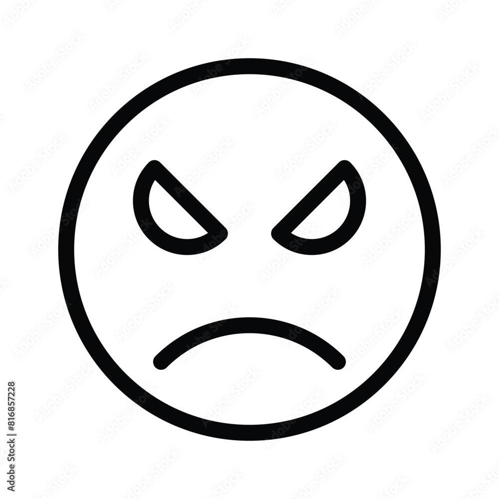 Have a look at this amazing icon of angry emoji, premium vector Have a look at this amazing icon of angry emoji, premium vector