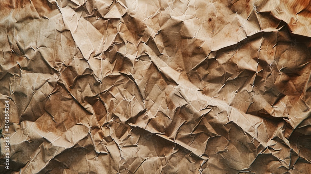 Close up of an old wrinkled paper Close up of an old wrinkled paper