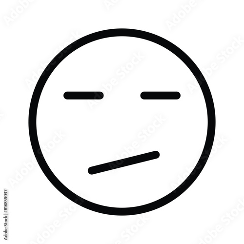 Confused emoji vector design, ready to use