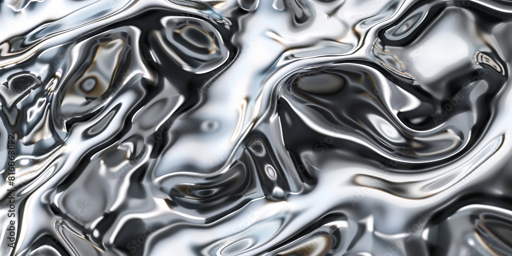 Close Up of Shiny Silver Surface Close Up of Shiny Silver Surface