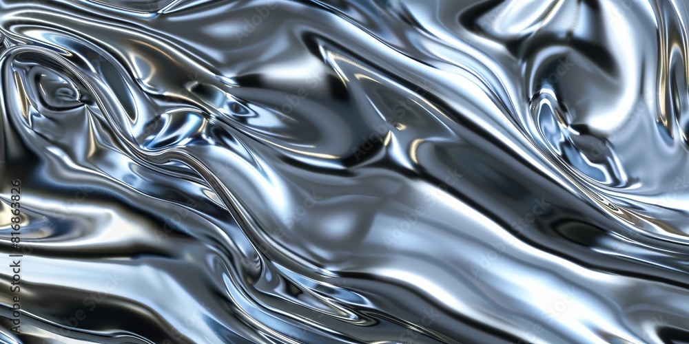 Close Up of Shiny Silver Surface Close Up of Shiny Silver Surface