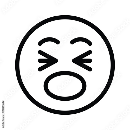 Get this amazing crying emoji vector design, customizable vector