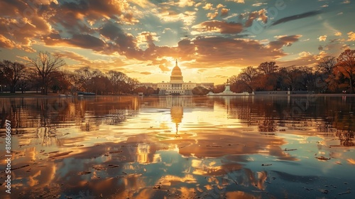 Washington, DC, home of the US Capitol Building photo