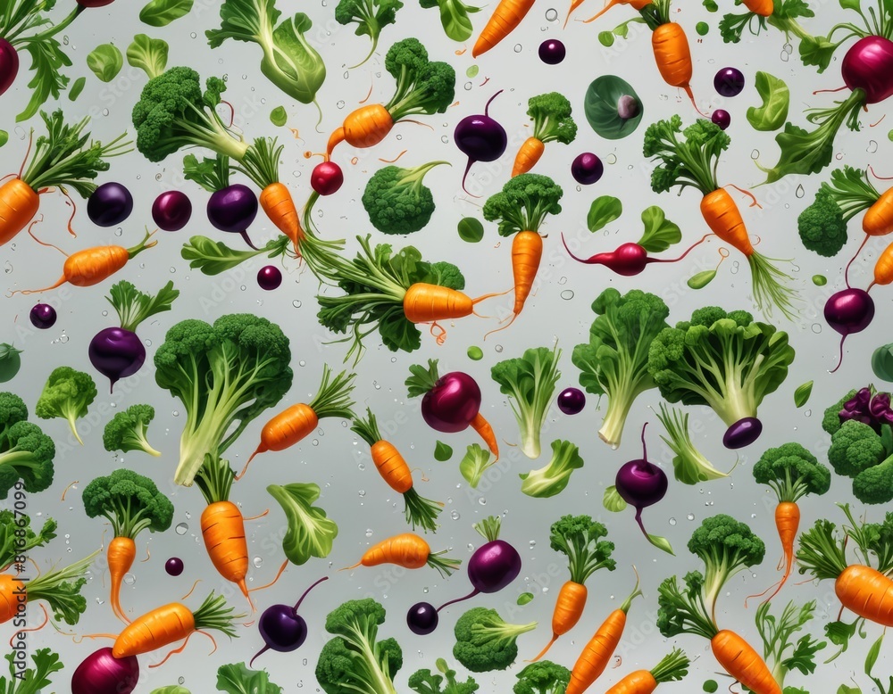pattern of vegetables. pattern of vegetables.