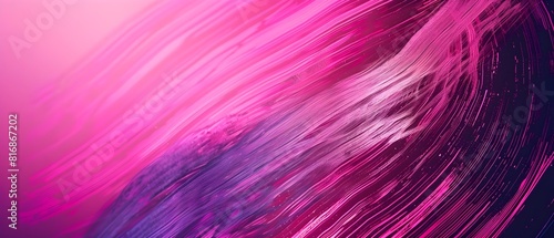 Mesmerizing Fluid Motion of Vibrant Pink and Purple Hues in a Dynamic and Captivating Abstract Design photo