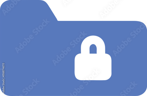 Document folder icon. can be used for business applications. a keyless lock. A symbol of encryption, secrecy and security