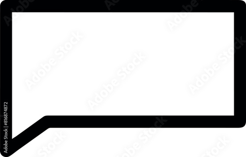 message icon. suitable for messengers and other applications related to communication and correspondence.