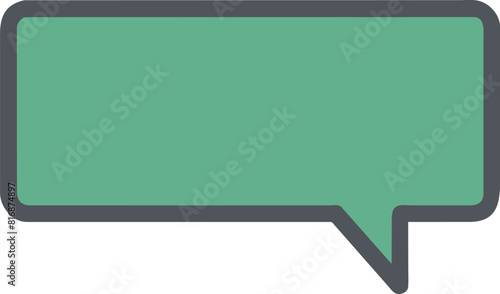 message icon. suitable for messengers and other applications related to communication and correspondence.